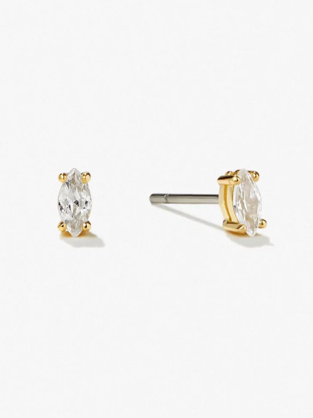 Ana Luisa Marquise Stud Earrings - Leah